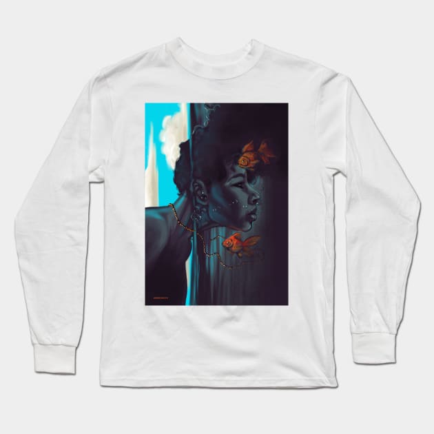 Águas Long Sleeve T-Shirt by dracoimagem